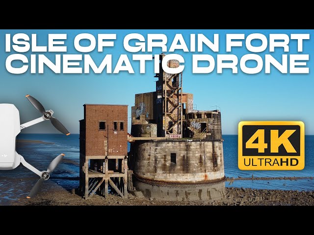 Isle of Grain fort cinematic drone 4K ultra HD - Beats & Places episode 1