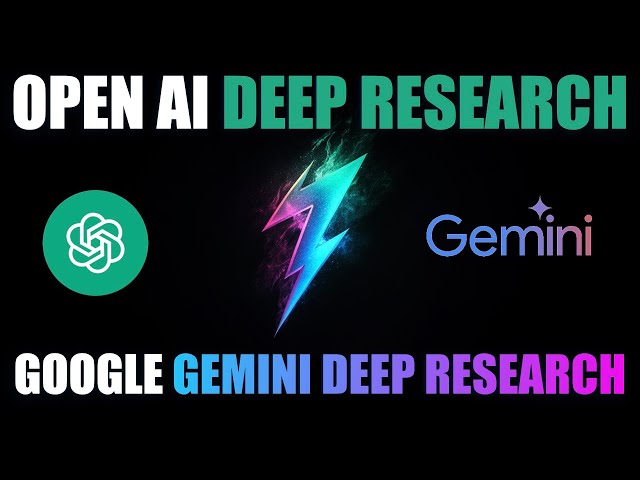 Open AI DEEP RESEARCH Vs Gemini 1.5 Pro Deep Research - First Glance