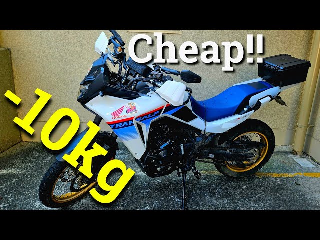 10kg off your Motorcycle, CHEAP!! (Transalp XL750)