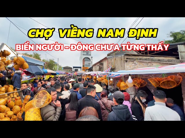 Vieng Market Nam Dinh - Ein Meer von Menschen, die zu Besuch kommen, sollten Sie nicht verpassen