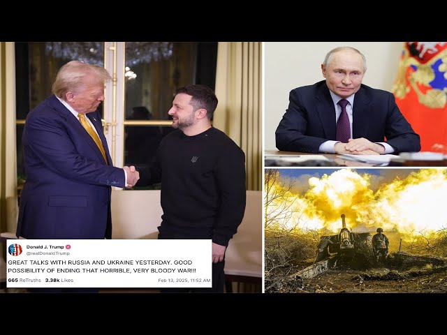 Trump hints ‘very bloody’ Russia-Ukraine war may end soon after ‘great talks’ with both sides.