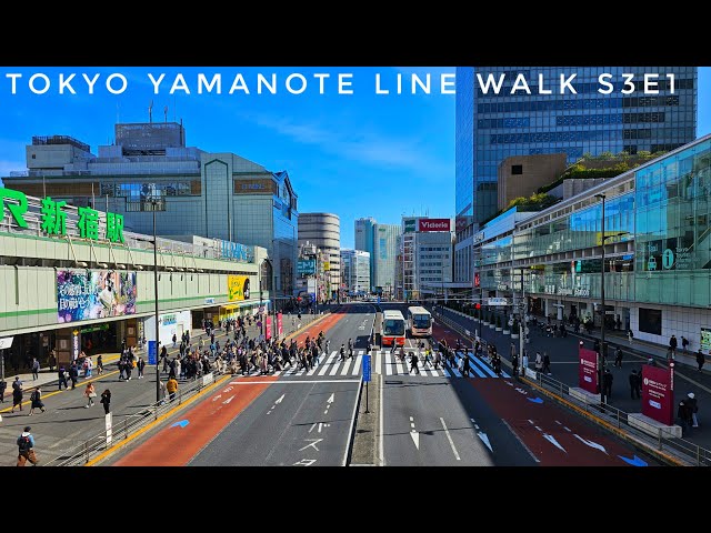 Tokyo Megawalk - Yamanote Line Loop 2024 Edition! S3E1 - Shibuya to Takadanobaba