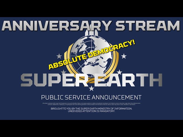 HELLDIVERS 2 ALL DAY ANNIVERSARY STREAM