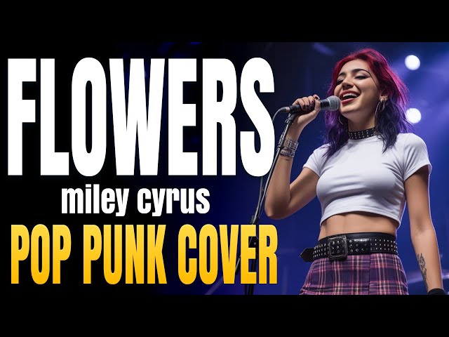 FLOWERS - Miley Cyrus (Pop Punk Cover Version) - CrushPop