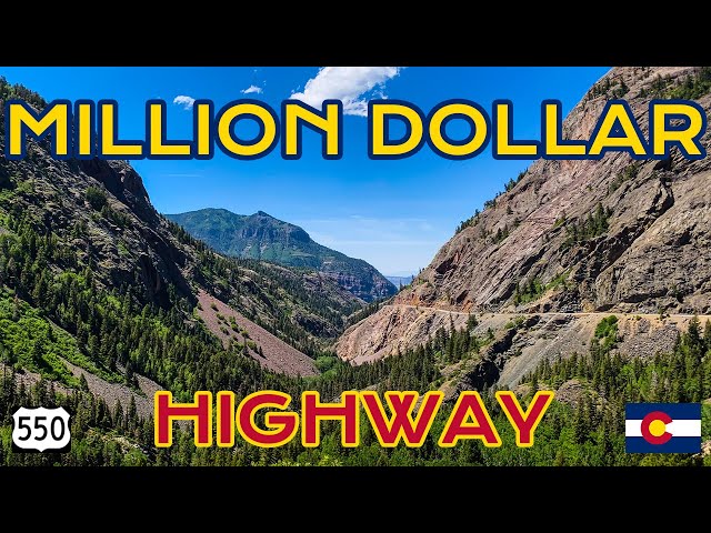 MILLION DOLLAR HIGHWAY Most Scenic Drive in the UNITED STATES | Colorado Route 550