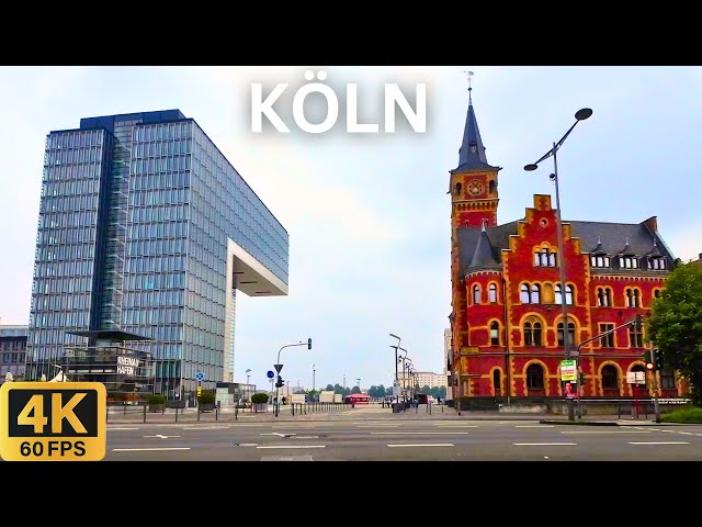 Driving in COLOGNE (KÖLN) Germany 🇩🇪 | Scenic City Tour in 4K 🚗