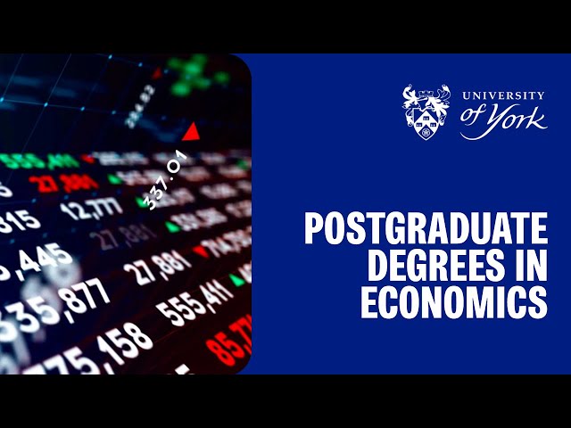 Postgraduate degrees in Economics