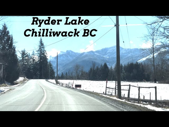 Driving from Promontory to Ryder Lake Chilliwack BC