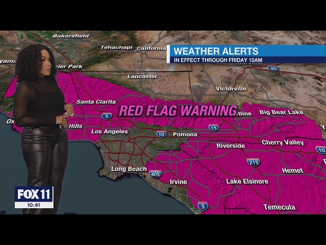 Southern California remains at high risk of possible new fires through Friday