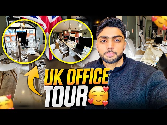 My New Office Tour In The UK!🇬🇧 | Yr Ye Boss Kis Chez ka Nam hai🙏