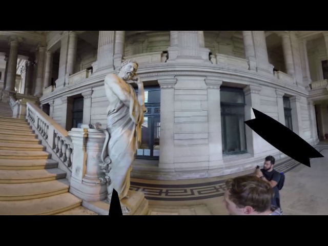 Palace of Justice and Grote Markt in Brussels, Belgium - 360 Video - Vicarious Video