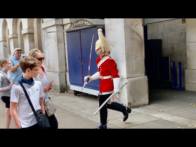 Make Way Shouts the Horse Guard