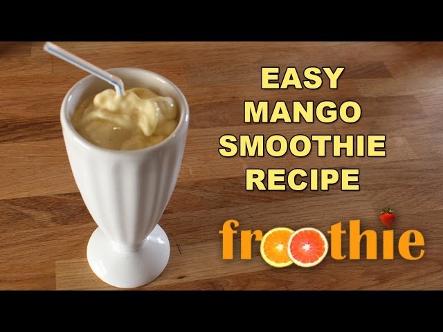 Mango Smoothie on Getting Into Raw: Cooking with Zane