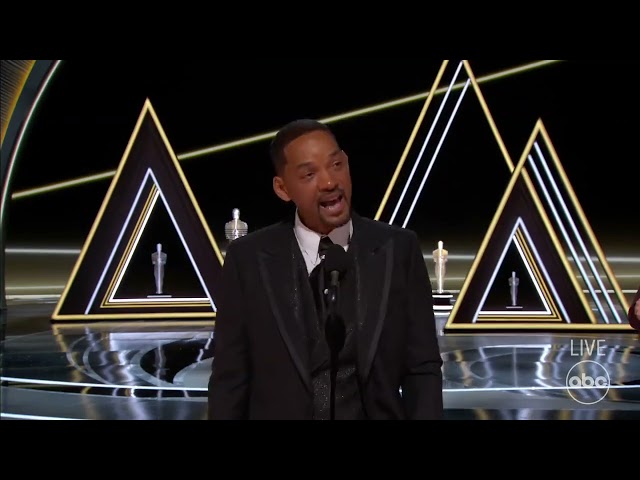 Will Smith emotional reaction to Oscars win and Chris Rock