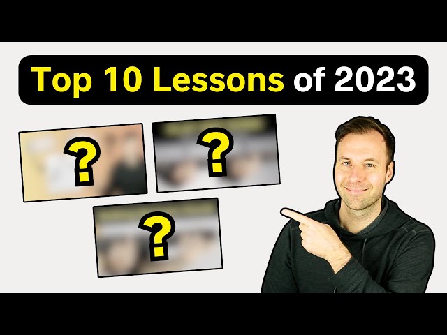 Soloing, Theory, Fingerstyle, & More - My 10 Favorite Lessons of 2023