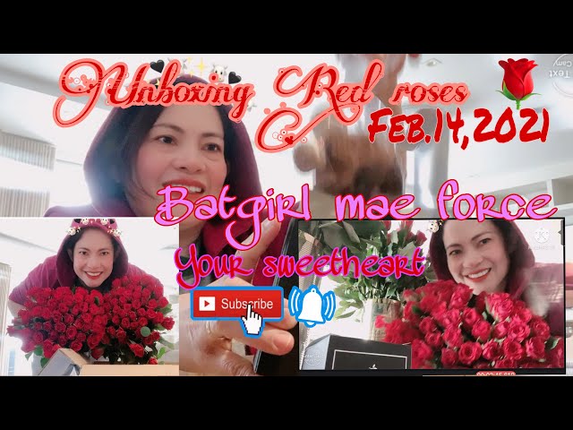 Unboxing 400pcs of Roses 🥀 🌹 February 14,2021/ Batgirl mae force