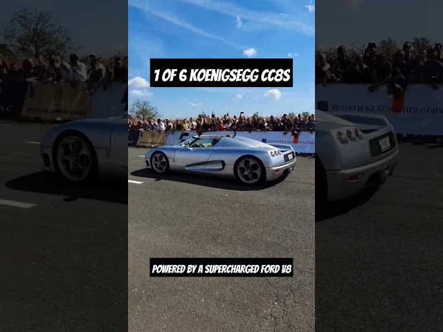 1 of 6 Koenigsegg CC8S #koenigsegg  #cc8s #koenigseggcc8s #automobile #dragrace #race #soc