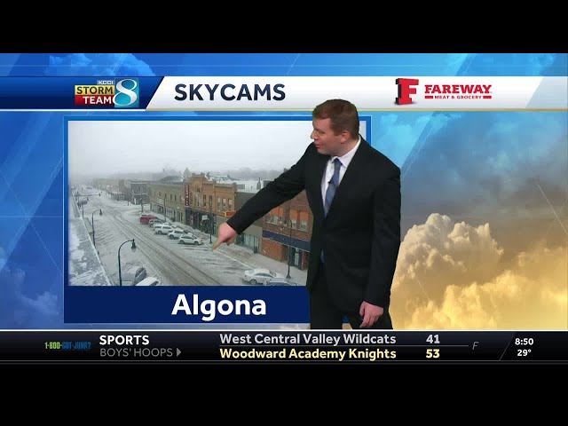 Iowa Weather: Snow for northern Iowa this morning