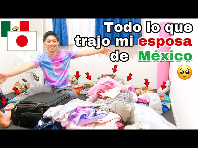 TODO ESTO TRAJE de MÉXICO para mi ESPOSO JAPONÉS. MUCHOS REGALOS DE NUESTRA FAMILIA MEXICANA.