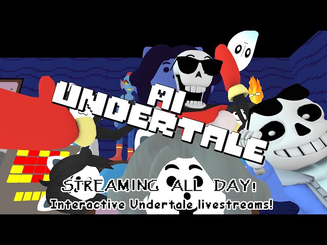 🔴LIVE - AI GENERATED UNDERTALE PARODY! | Suggest Topics With "!topic [topic]"