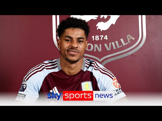 Marcus Rashford 'excited to get started' at Villa | Will Man Utd sign any players on deadline day?