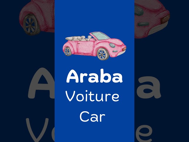 Araba Short #turkey #english #français #turkish #turc