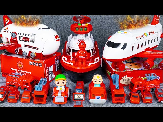 🔴[LIVE]🔴 Satisfying with Unboxing Freight Aircraft, Fire Truck Series Toy | ASMR Unboxing Toy