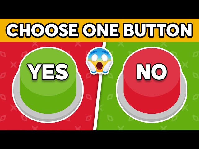 Choose One Button 😱 YES or NO Challenge ✅❌ Monkey Quiz 🐒💡