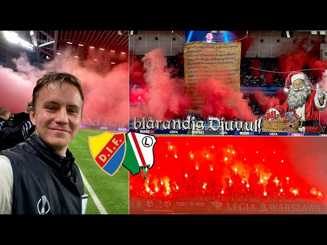 Helt Sjukt! Pitchside as DJURGÅRDEN Clash LEGIA WARSZAWA to Go Through in UECL • Documentary