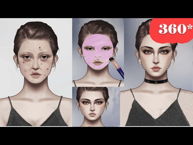 Beautiful ASMR Video 360*  || Achne Remove and Clean , Beautiful Face Transformation