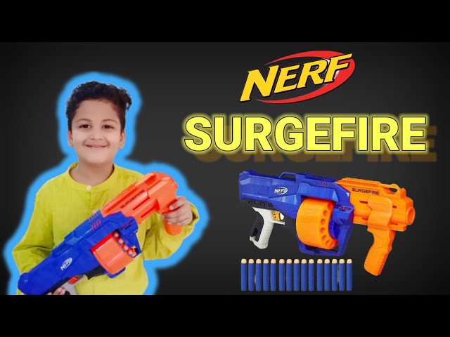 Nerf Elite SurgeFire Review by Kaushal|Nerf N-Strike Elite SurgeFire Unboxing by Kaushal|Kaushu Show