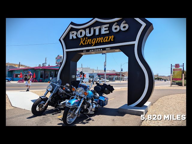 Cruising the Iconic Route 66 stopping in Winslow Arizona 6,000miles in