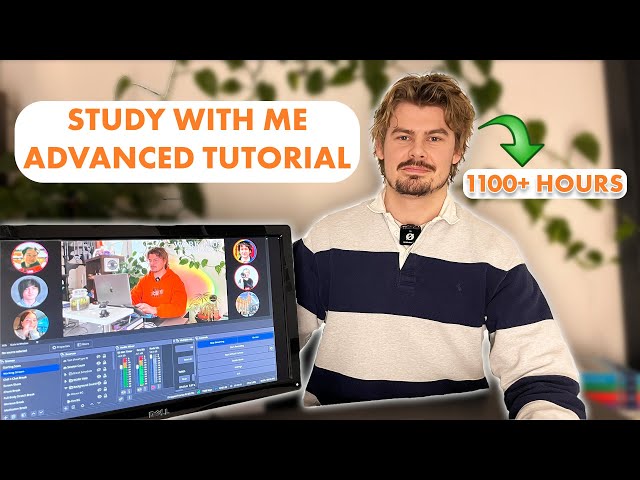 How to Be a STUDY WITH ME Streamer- Advanced Guide (2025)