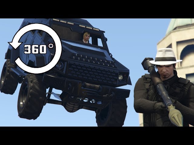 RPG vs Insurgents in VR - GTA Online 360°