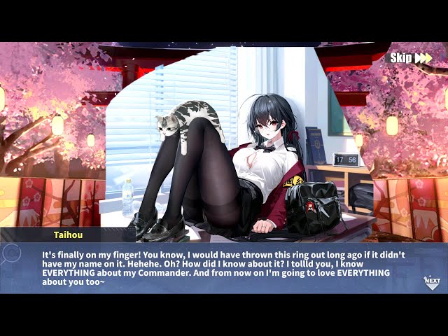 Azur Lane: IJN Taihou OATH [Sweet Time After School] L2D Skin