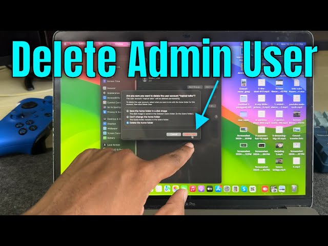 How to delete admin user on mac (New Update)