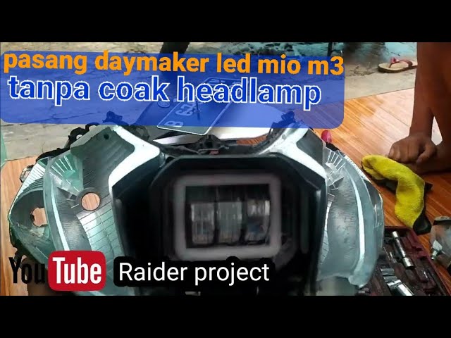 CARA PASANG LAMPU LED DAYMAKER MIO M3