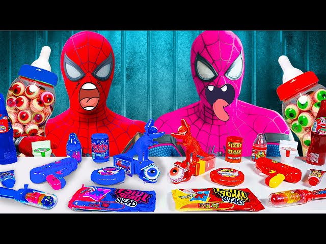 WTF ??? 🕷️😱 SPIDER-MAN vs Candy Machine & How to Sneak Candy Into Jail 🍬 | HeroLife TV