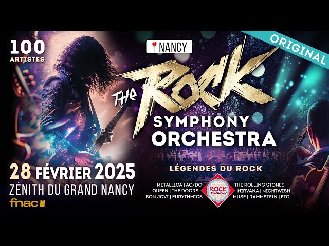 🎸THE ROCK SYMPHONY ORCHESTRA - 28.02.2025 📍Nancy | Zénith Du Grand Nancy🎸