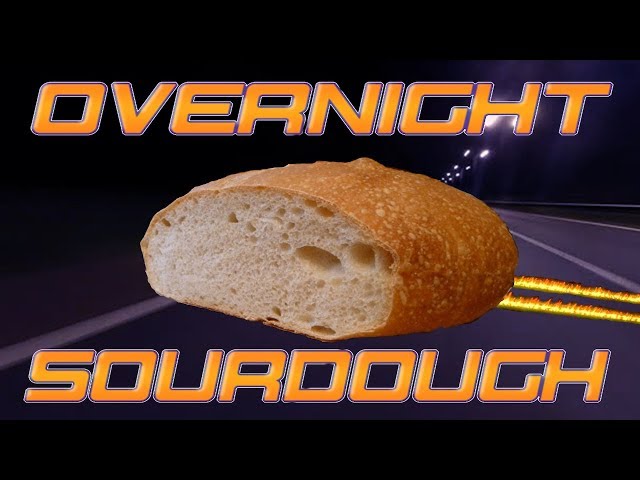 Overnight Sourdough Bread Recipe - No Starter - No Kneading