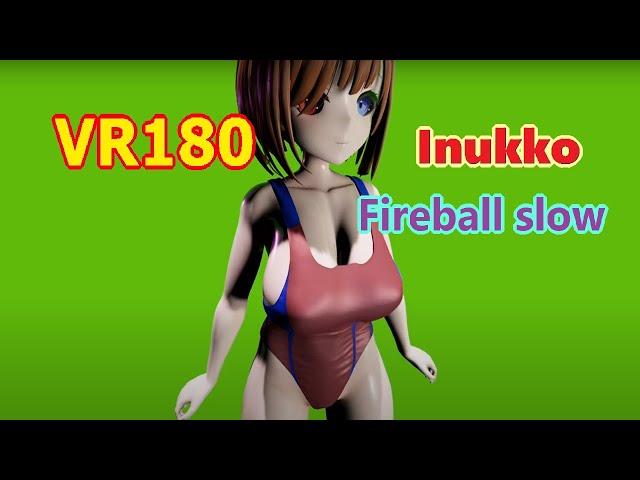 [VR180] Inukko , Fireball slow [DanceXR]