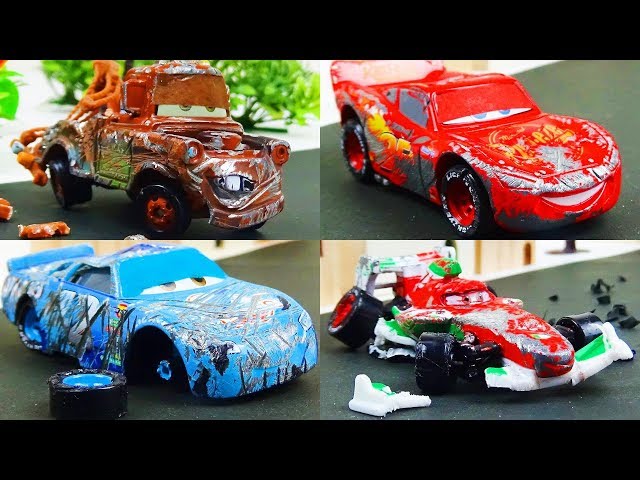 Disney Cars Toys Crash Omnibus Vol.1  Stop Motion Animation - Ladybird TV