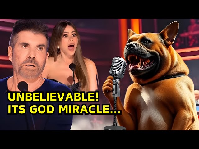 Singer Dog SHOCKS the AGT Judges | Dog Sings Feel the Beat (Dance All Night)