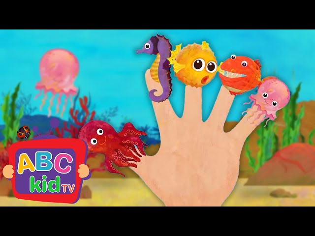 Finger Family Fun with Sea Animals! 🐬🦀 | Animal Stories for Toddlers - ABC Kid TV