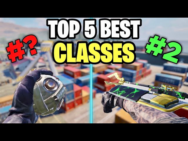 TOP 5 CLASSES IN SEASON 8 BATTLE ROYALE | COD Mobile |