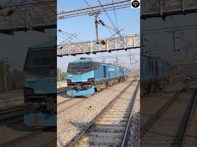 Two world's most powerful locomotives joined! 😱🚆🚆... Indian Railways 🇮🇳🚉♥️... #shorts