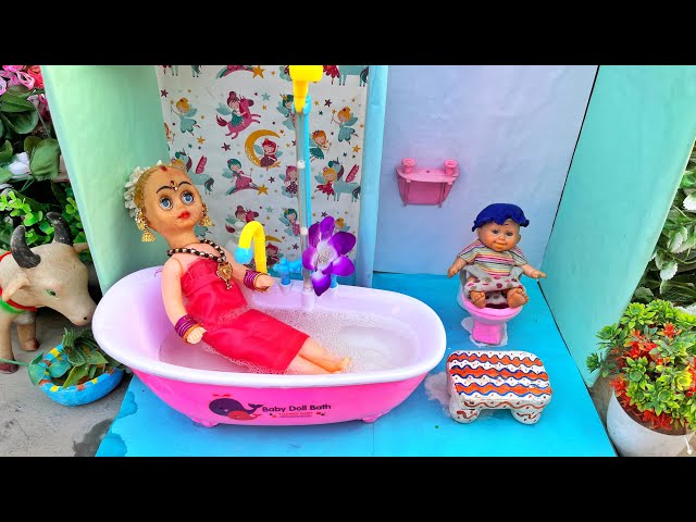 Barbie Doll All Day Routine In Indian Village/Radha Ki Kahani Part -548/Barbie Doll Bedtime Story||