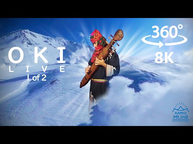 OKI | Ainu Artist | 360 VR 8K | Live Part 1of2 | Asahikawa, Hokkaido JAPAN