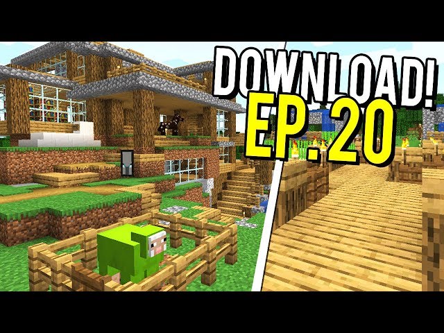 MINECRAFT 1.14 SURVIVAL WORLD DOWNLOAD! - Episode 20