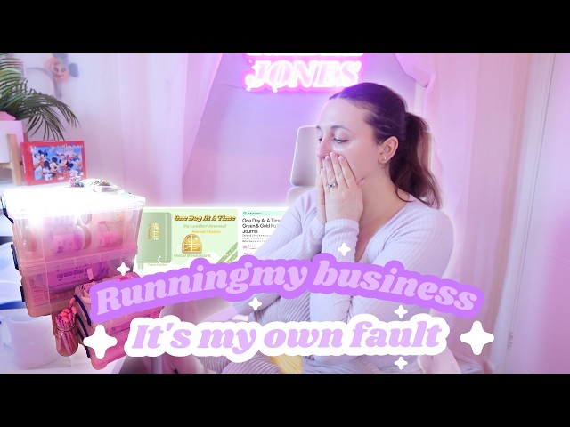 Week in the life of running my small business ✿ THE REALITY